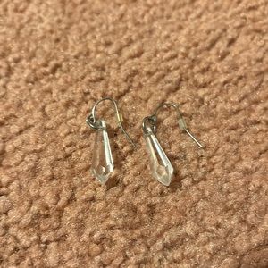 Crystal shaped earrings